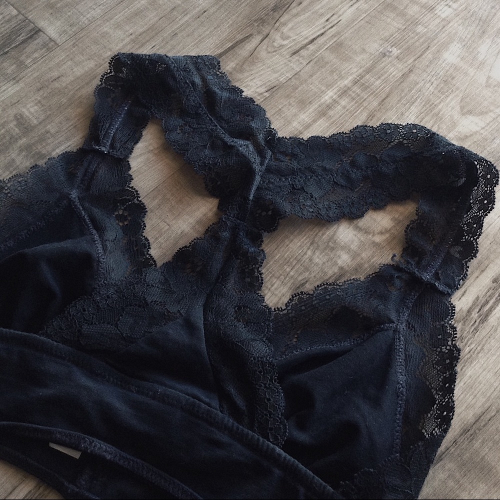 Lace Racerback Bralette - Picture 2 of 3